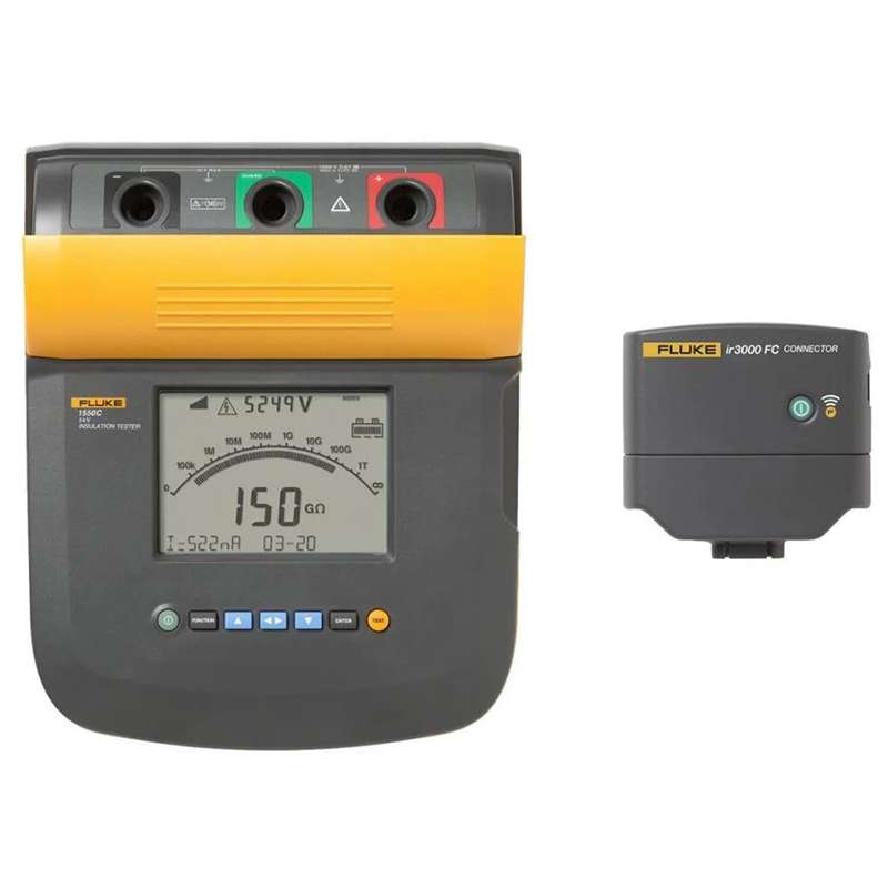 10KV Insulation Tester Kit with IR 3000FC 1550 Connector